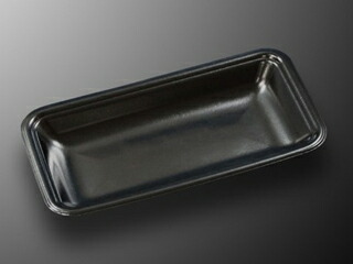 【2400枚入/ケース】食品トレー テイクアウト トレ-CN20-11E 黒-BK(L) 中央化学 業務用 業者 本体のみ 食品容器 定番トレー 523740|プロステアウトレット