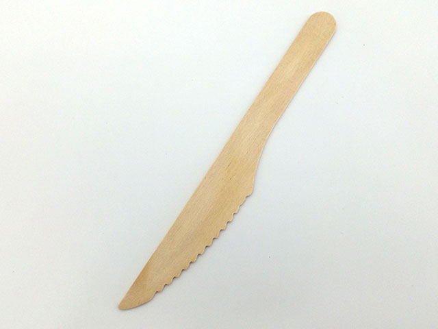 【3000枚/ケース】木製 ウッドナイフ １６０ バラ 使い捨て ナイフ 木製 00605561 プロステ