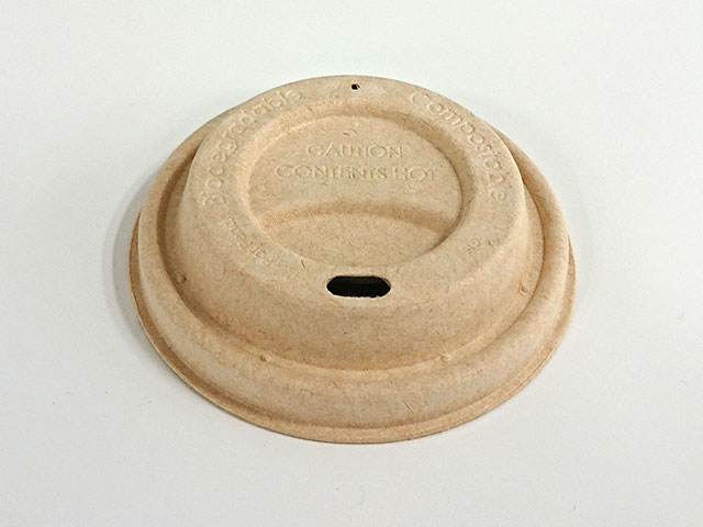 【1000枚入/ケース】 紙蓋 80パルプリッド ナチュラル【weeco】 ケーピープラテック 使い捨て テイクアウト 紙製 蓋 使い捨て 00608673 プロステ