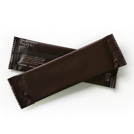 【900枚/ケース】FSX おしぼり 抗ウイルス抗菌 ポケットおしぼり SILKY L(BROWN) 　ブラウン 00703620 プロステ 8,952円