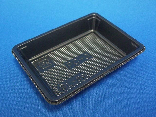 【8000点入/ケース】 テイクアウト 薬味皿 PC-3 黒 醤油皿 使い捨て容器 631471 プロステ|プロステアウトレット