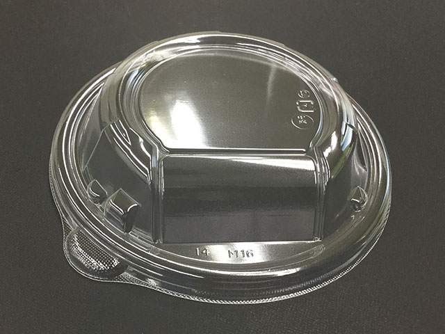 【600枚/ケース】使い捨て容器蓋 テイクアウト TA R-DON M16 業務用 業者 LID 中央化学 蓋のみ 丼ぶり容器蓋 650796