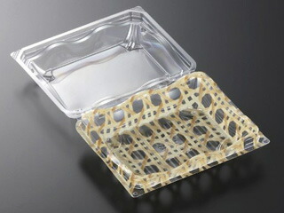 【1200枚入/ケース】使い捨て容器 テイクアウト フードパック 弁当 お弁当 リップル 44545 業務用 業者 ﾗﾀﾝY 中央化学 フードパック 弁当 お弁当 食品容器 242452｜プロステアウトレット