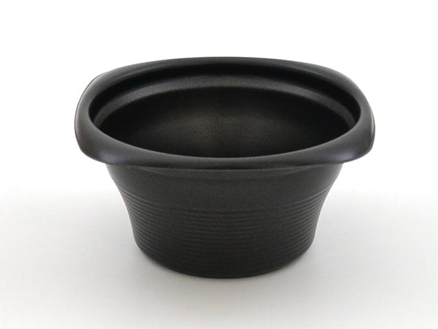 【600枚(50枚×12)】 スープ容器 リスパック RHFフーフ127-65B 黒 プロステ