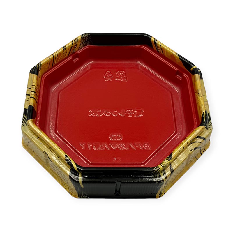 【600枚】ちらし寿司容器 BFハカマ 八角17雅赤 本体(N) シーピー化成 00297405｜プロステアウトレット