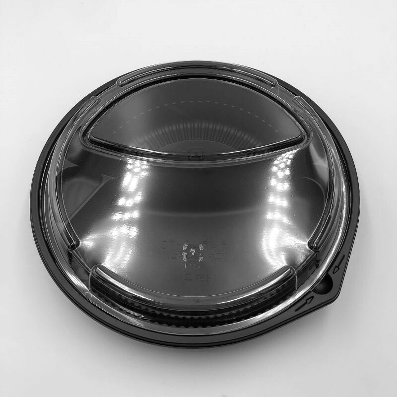 【400セット】中央化学 カレー容器 CT-OJランチ BL フタ付 00752481