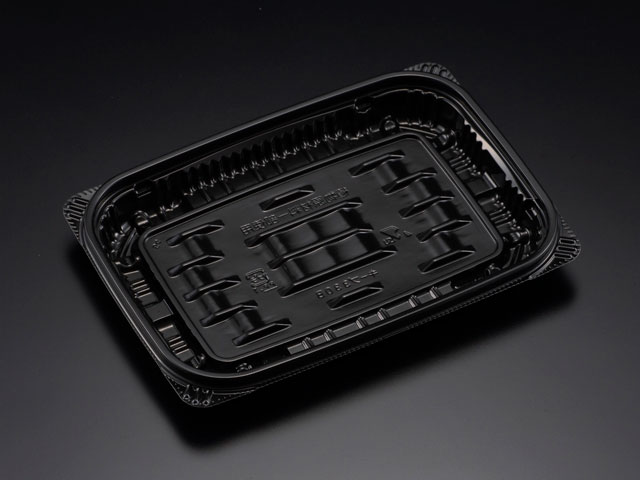 【1200枚】バイオデリカ キープ330B K-黒 リスパック 業務用 業者 おかず 316280