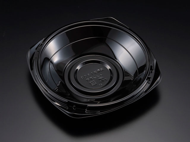 【600枚】バイオPET テイクアウト 海専丼180B 黒 リスパック 業務用 業者 丼容器 316304 8,302円