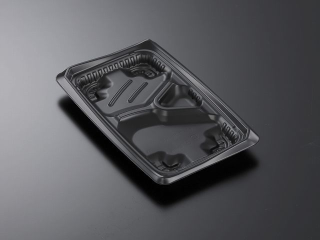 【600枚】CTもり弁 26-16L BK 本体 業務用 業者 中央化学 弁当 レンジOK 耐熱130℃ 使い捨て 472723