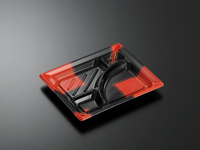 【600枚】CTみちる K24-20C 角R-BK身 中央化学 業務用 業者 弁当 レンジOK 耐熱130℃ 使い捨て 512291