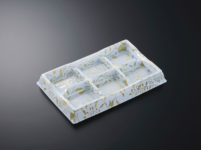 【20枚】 中央化学 刺身容器 HS天城18-3 6SアリアG-BK プロステ画像