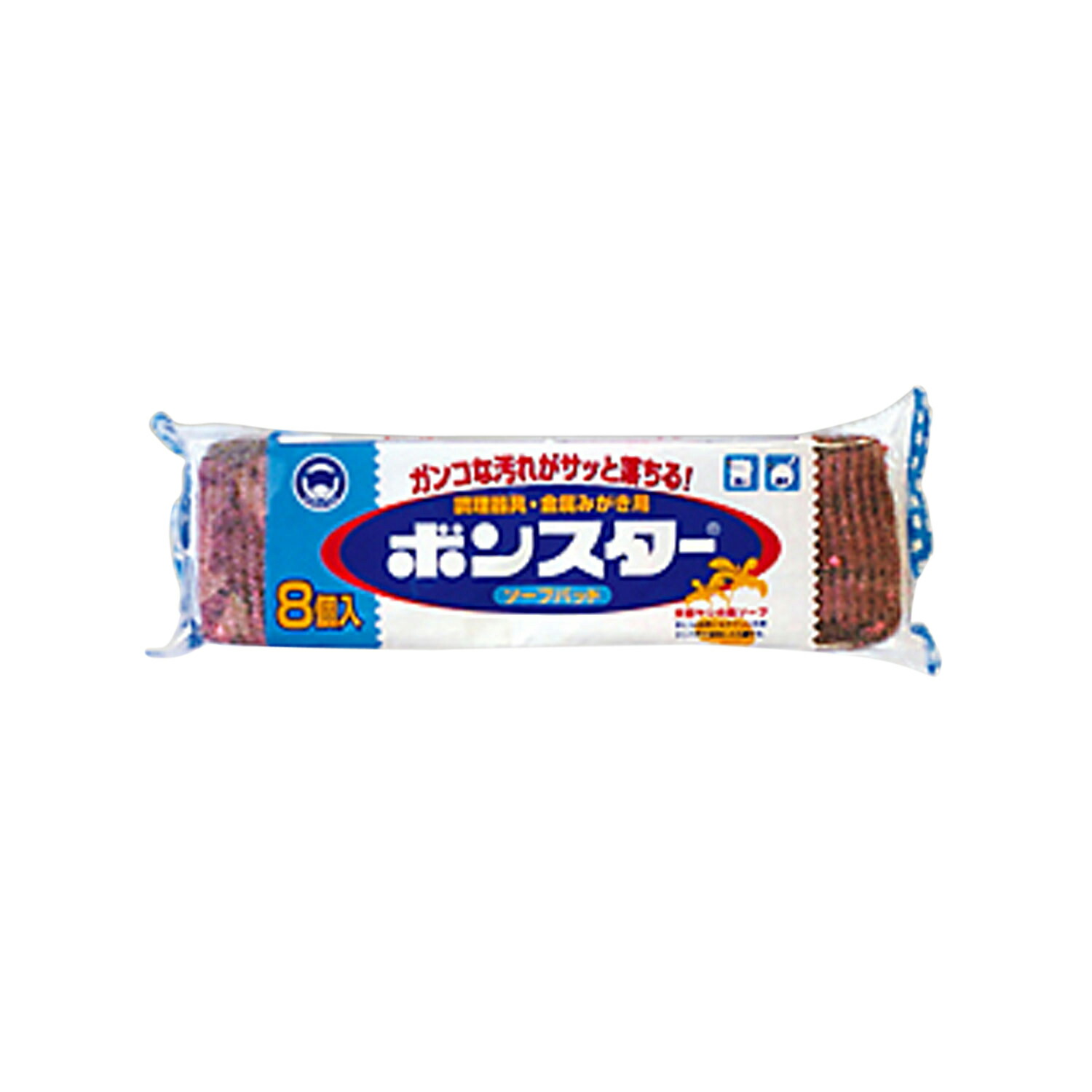 【80点】 たわし 金属たわし ボンスター ソープ付 8個入 プロステ｜プロステアウトレット