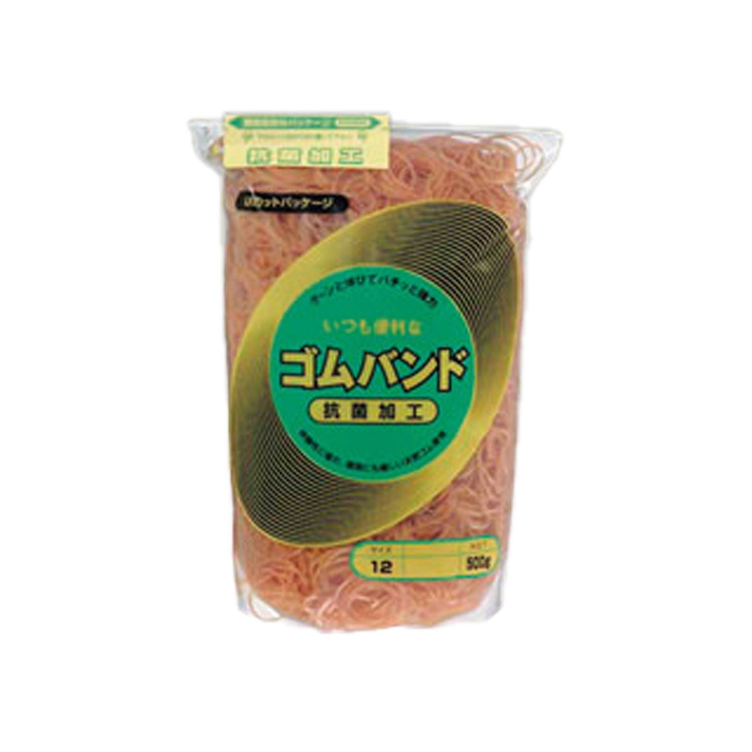 輪ゴム ゴムバンド#12 500g 約5,500本 天然ゴム 00139735