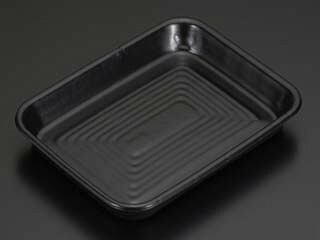 【600枚】GP550 1P50 黒 リスパック 食品トレー トレー 食品スーパー 使い捨て 00092487