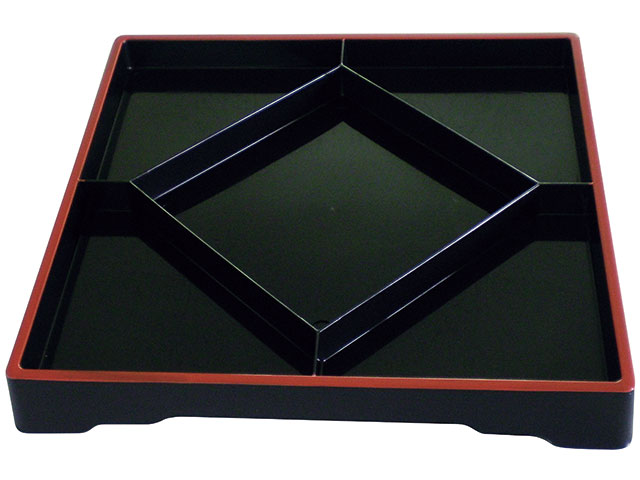 【30枚】ひぜん30 赤フチ ニシキ オードブル容器 パーティー容器 クリスマス用機 00094600|プロステアウトレット