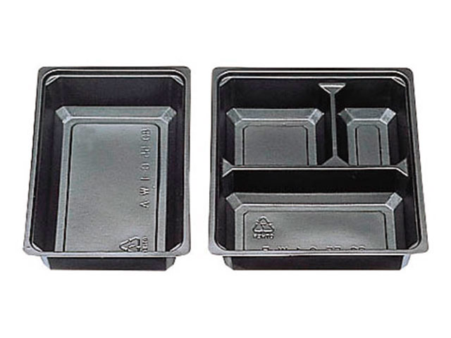 【300枚】中仕切 80-55 C1W 黒 エフピコチューパ 仕出し弁当 仕出 出前 00110663