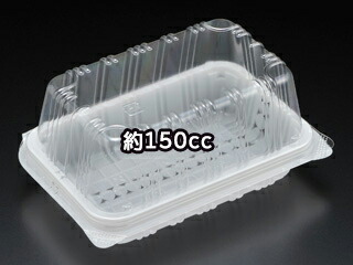 【1200枚】ユニコン LS-26 白マル スミ フードパック 弁当 お弁当 篏合 かちっと閉まる 00127970