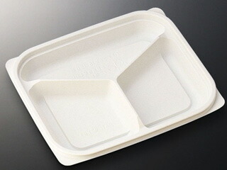 【800枚】CTデリカン18-15 三ッ仕切 身 中央化学 惣菜 サラダ容器 食品容器 00134605