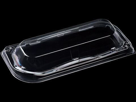 【1000枚】T-葉皿1-5嵌合蓋(APET)エコ エフピコ 寿司容器 鮮魚 魚 寿司 にぎり 00265432