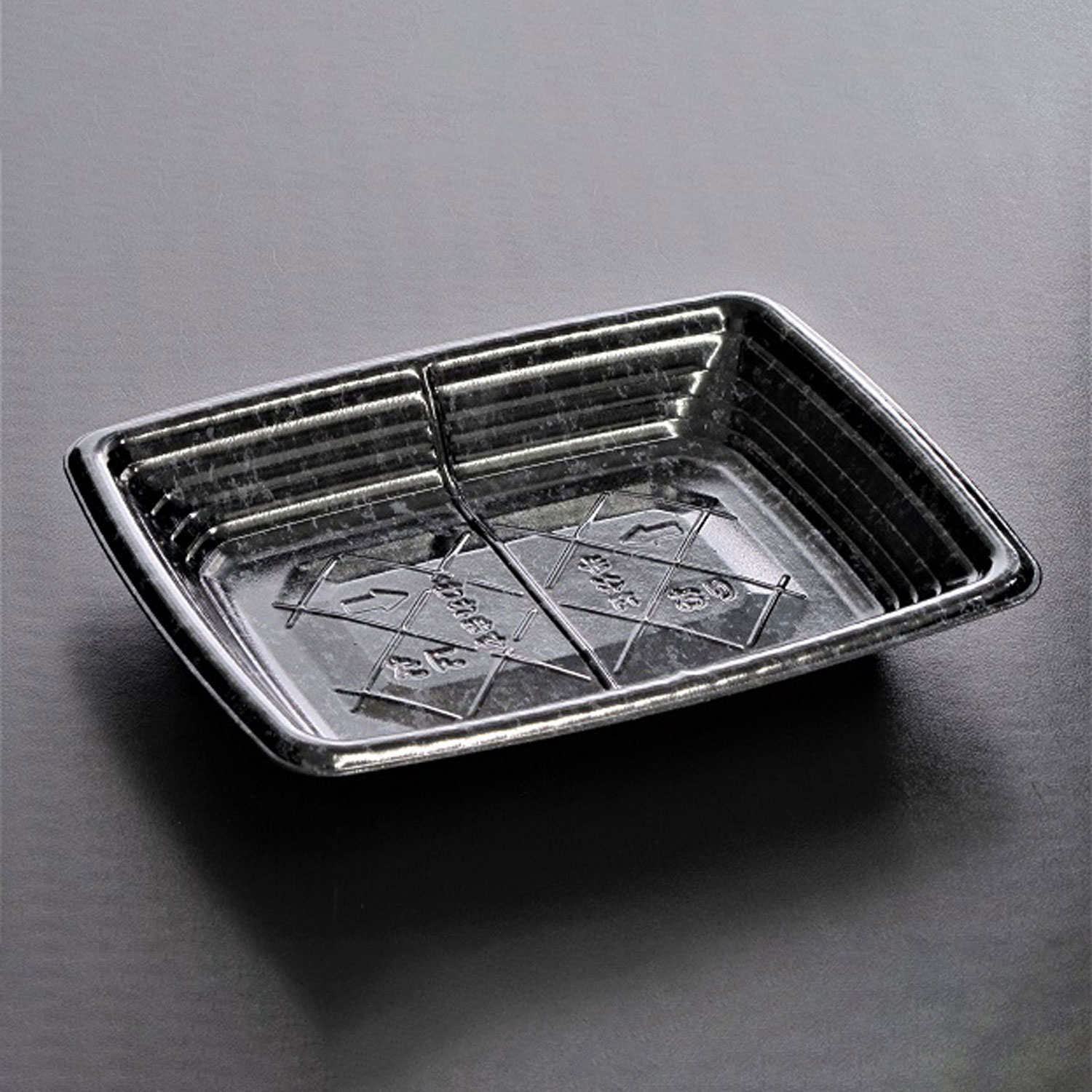 【800枚】宅悦 20-15平 ストーングレー リスパック 食品トレー トレー 食品スーパー 使い捨て 00285061