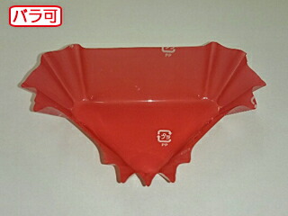 【50本】ラミケースOPP三角2号ワインレッド 500枚 セイコー お弁当用 フィルム カップ 00295261 プロステ