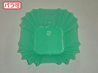 【50本】ラミケースOPP四角7号Pグリーン 500枚 セイコー お弁当用 フィルム カップ 00295302 プロステ