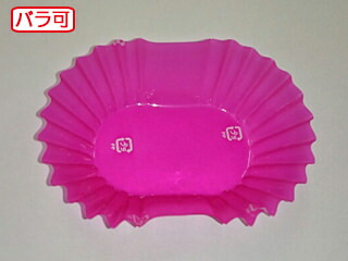 【50本】ラミケースOPP小判12号赤 500枚 セイコー お弁当用 フィルム カップ 00295361 プロステ