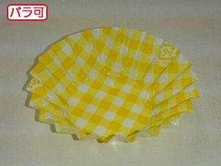 【50本】ラミケースOPP6A C柄イエロー 500枚 セイコー お弁当用 フィルム カップ 00295455 プロステ