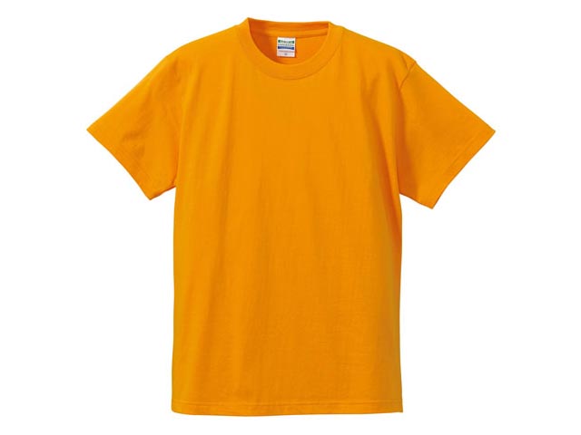 【10枚】5001綿Tシャツ 4L ゴールド United Athle シャツ 上着 00298588 プロステ