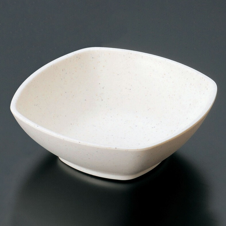 メラミン食器 M11-110 角深皿(中) 白 マイン 00380809