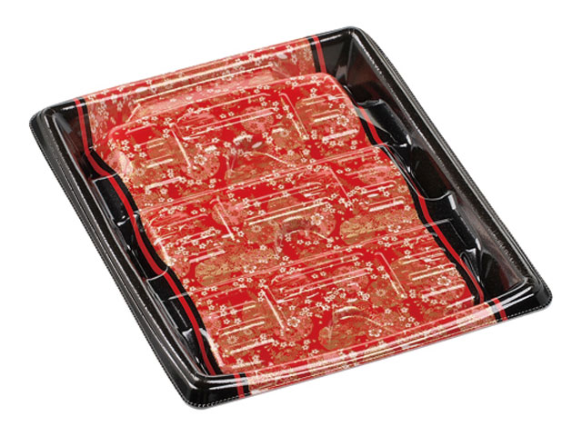【400枚】MTD24-20R 本体 はな和紙赤 エフピコ 食品トレー トレー 食品スーパー 使い捨て 00305922