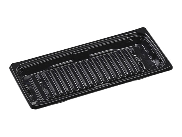 【1000枚】MSDプレイン24-11AG本体 黒 エフピコ 食品容器 使い捨て容器 容器 00306262