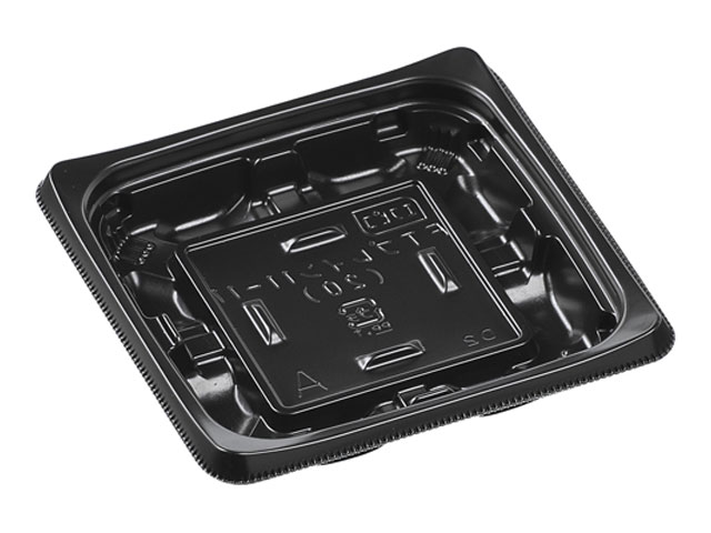 【2000枚】FTプレイン11-11(20) 黒 エフピコ 食品容器 使い捨て容器 容器 00306463
