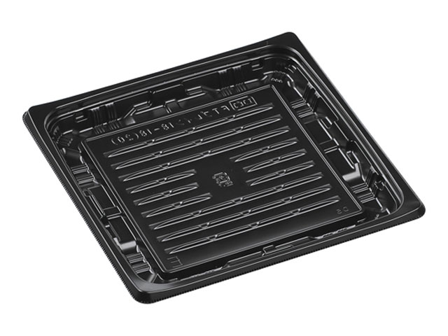 【800枚】FTプレイン18-18(20) 黒 エフピコ 食品容器 使い捨て容器 容器 00306469