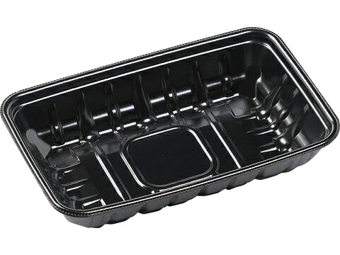 【1500枚】FLミンチ20-12(39) 黒 エフピコ 食品トレー トレー 食品スーパー 使い捨て 00306888