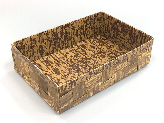 【180枚】ハイブリッド竹皮編BOX TXHB-6 松本 食品容器 使い捨て容器 容器 00319187