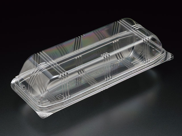 【600枚】ユニコン HD-大 透明 スミ フードパック 弁当 お弁当 篏合 かちっと閉まる 00361327