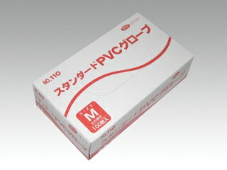 【3000枚】プラスチックグローブ No.110 粉付 M エブノ 00393731 プロステ｜プロステアウトレット