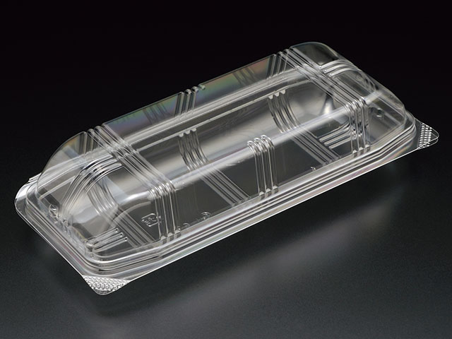 【600枚】ユニコン HD-小 透明 スミ フードパック 弁当 お弁当 篏合 かちっと閉まる 00417439