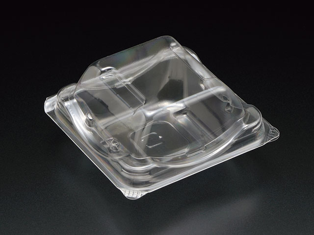 【1500枚】ユニコン SD-1 透明 スミ 和菓子 菓子 日本 使い捨て 容器 00424386
