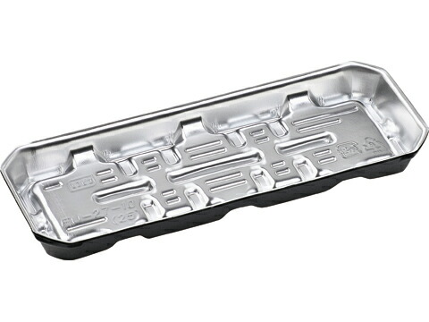【1200枚】FU-27-10(25) デラックス黒 エフピコ 食品トレー トレー 食品スーパー 使い捨て 00429432