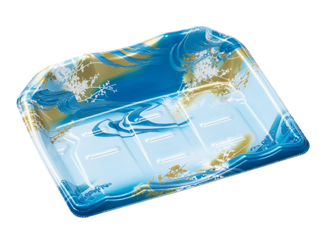 【600枚】豊山24-19 本体 天の川青 エフピコ 鮮魚 魚 食品スーパー 使い捨て 00442635