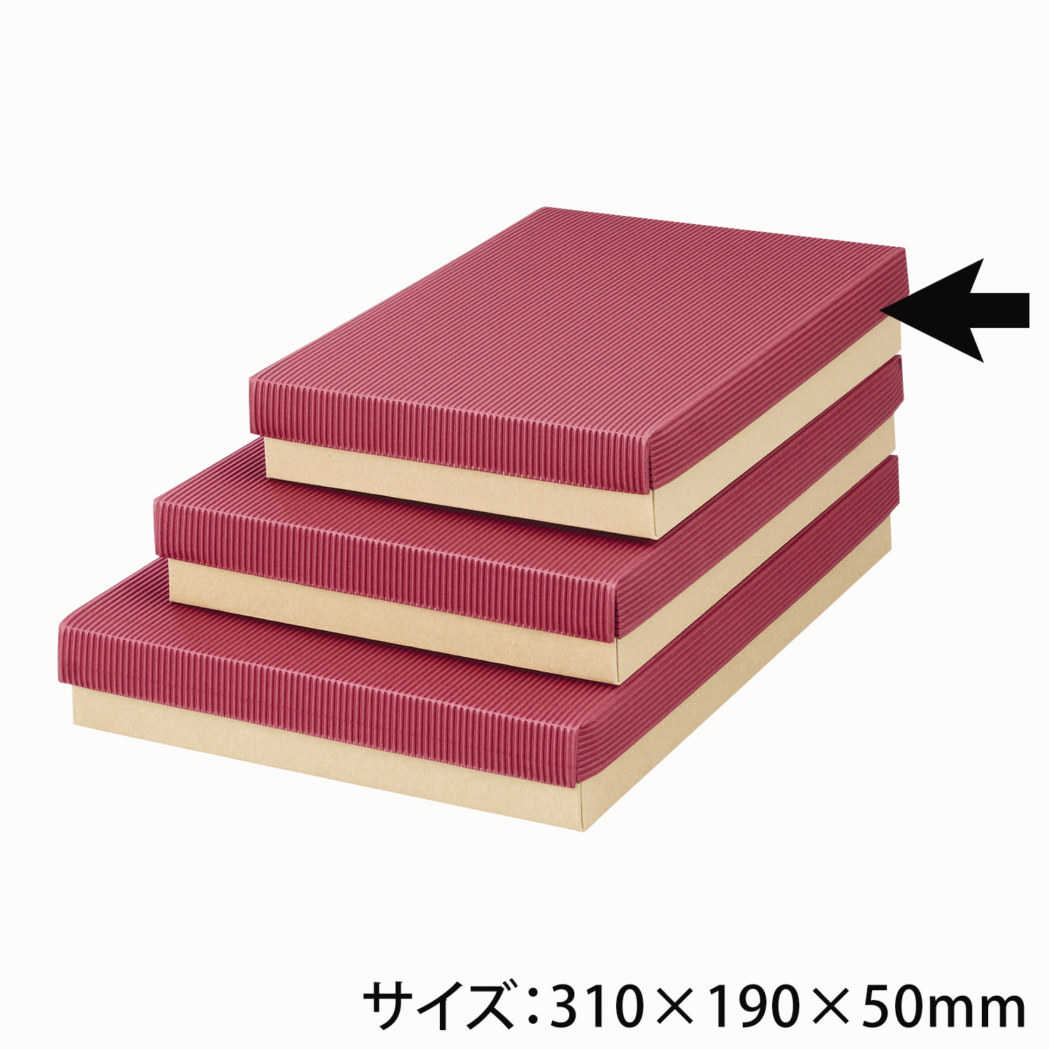 100枚 カラーBOX50小 最高品質の 赤 ヤマニ 超激安 00466346