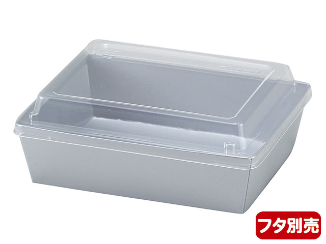 【500枚】カラートレーK100 シルバー 伊藤景パック産業 菓子容器 スイーツ容器 ベーカリー容器 00518951 プロステ