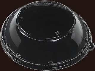 【300枚】T-シェルトプラッター丸20 嵌合蓋APET エフピコ オードブル容器 パーティー容器 クリスマス用機 00530058