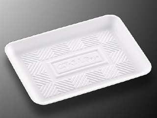 【1000枚】トレーCJ-3A 白 中央化学 食品トレー トレー 食品スーパー 使い捨て 00542009