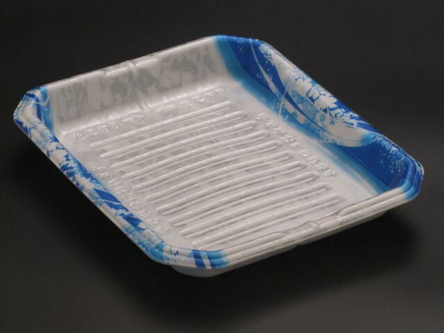 【900枚】うましゃぶ20-24B ひおりブルー リスパック 食品トレー トレー 食品スーパー 使い捨て 00559451