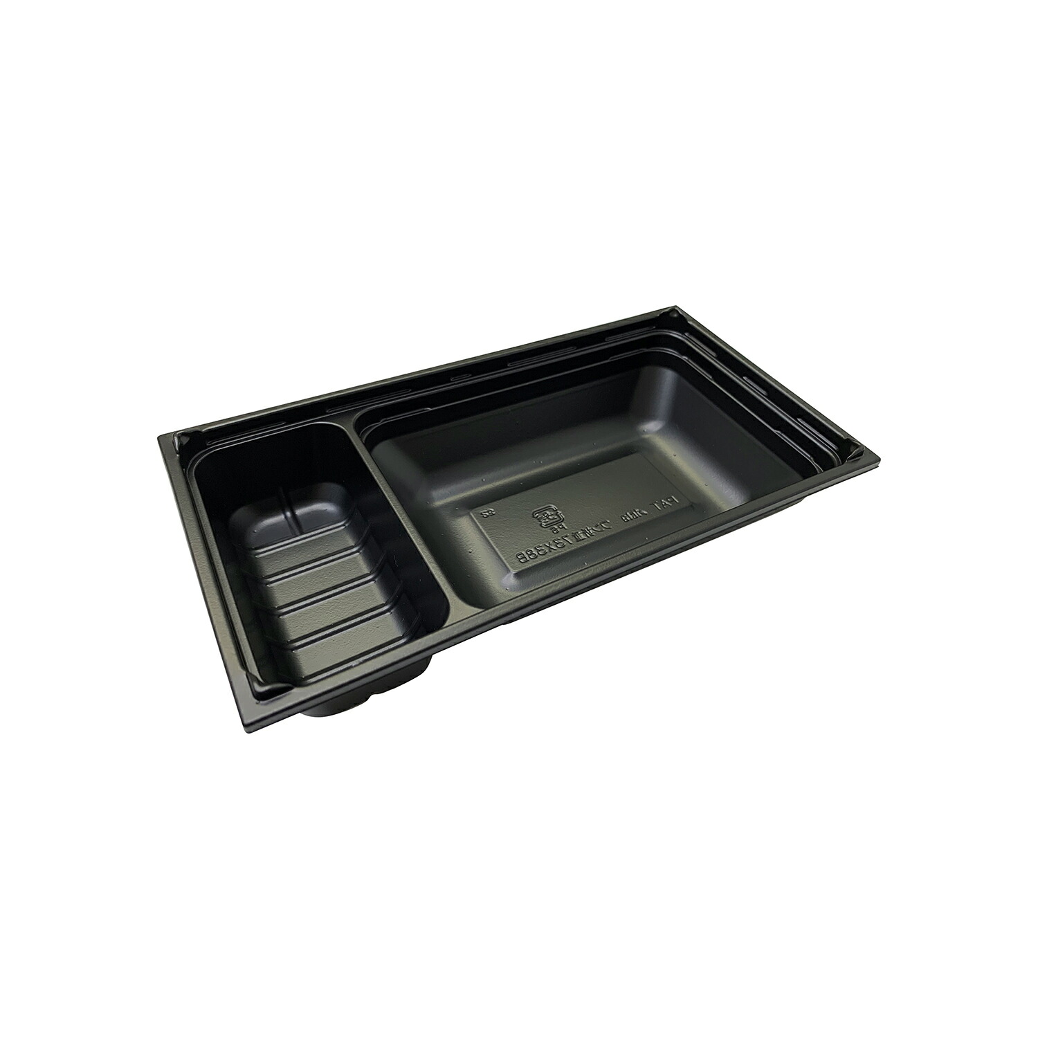 【400枚】ワン折重 73&times;38B 黒 底 アクタ 重箱 折箱 高級 食品容器 00570709｜プロステアウトレット