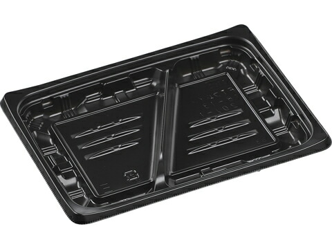 【900枚】FTプレイン18-13-1(20) 黒 エフピコ 食品容器 使い捨て容器 容器 00578800