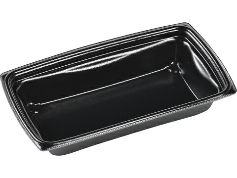 【600枚】MFP温デリ25-15(46) 黒W エフピコ 食品容器 使い捨て容器 容器 00585562